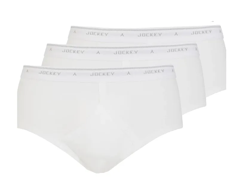 Jockey Y-Front 3 Pack White 40