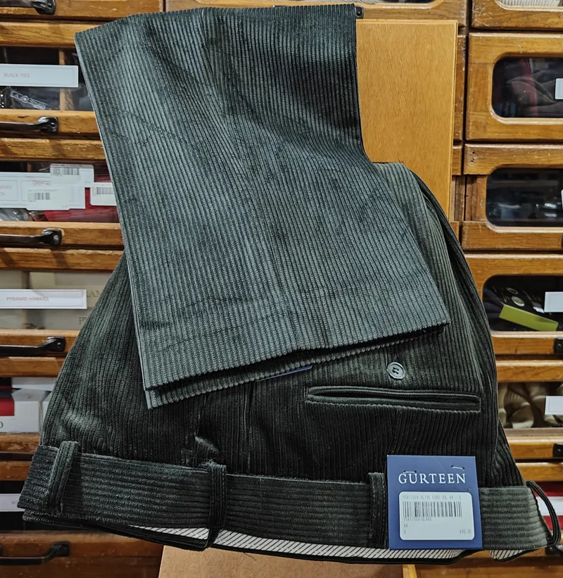  Gurteen Cologne Cord Olive 1541/024 