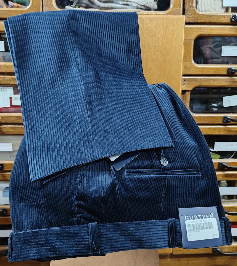  Gurteen Cologne Cord Navy 1541/036 