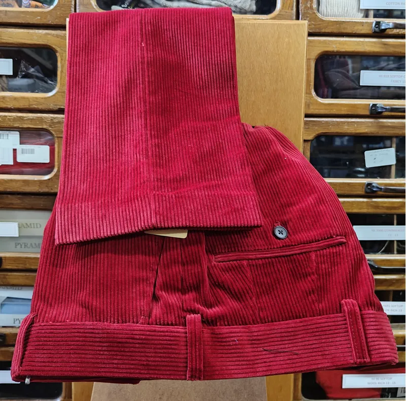 Gurteen Warwick Cord Poppy 1212/050 