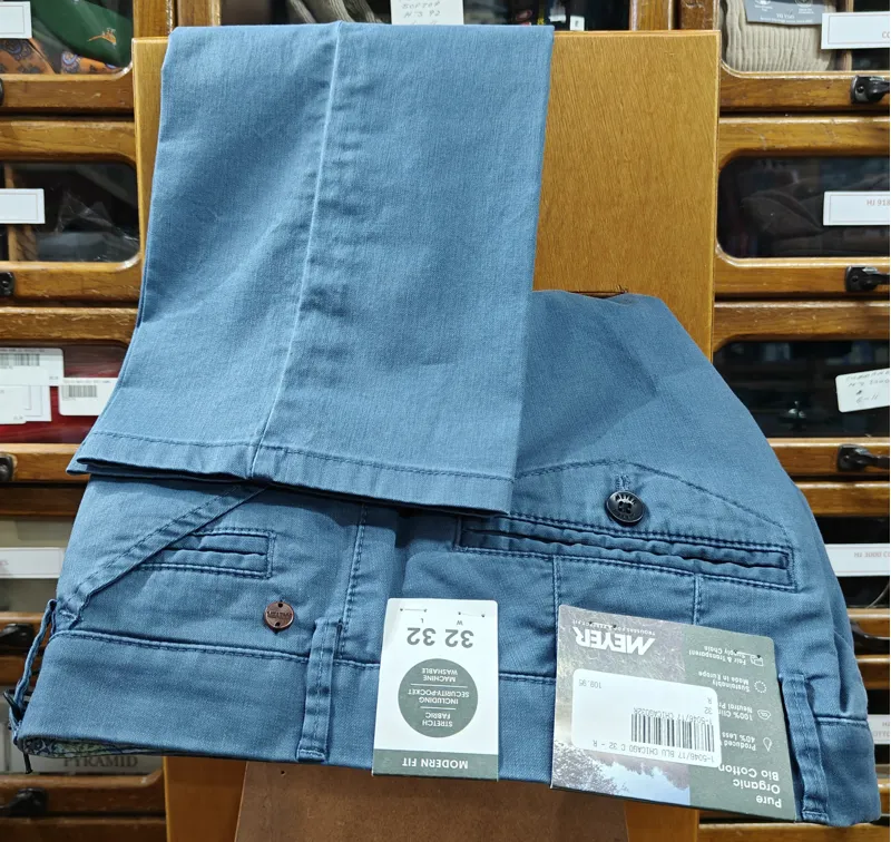 Meyer Chicago Chino Blue 1-5046/17 