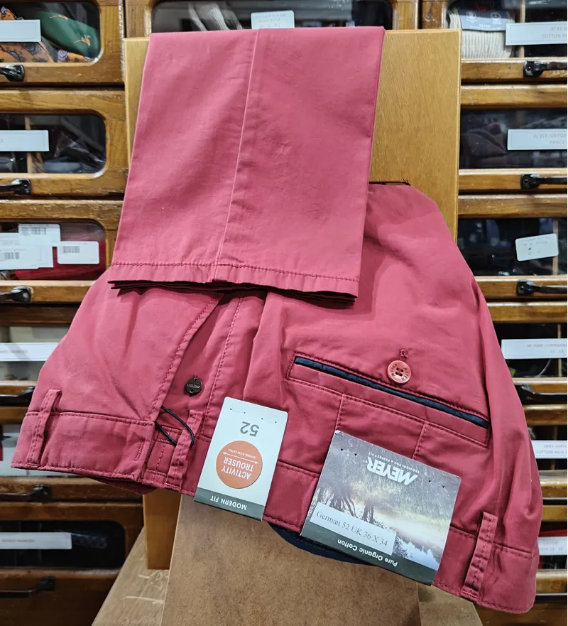 Meyer Oslo Chino Red 1-5038/56 