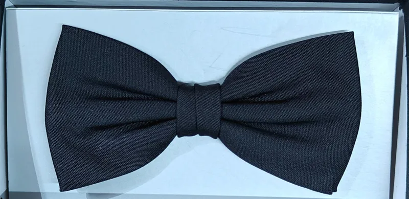  P.L Sells Bow Tie Silk Barathea Black 