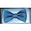  P.L Sells Silk Bow Tie Bunny Blue