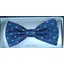  P.L Sells Silk Bow Tie Spot Navy/Pink