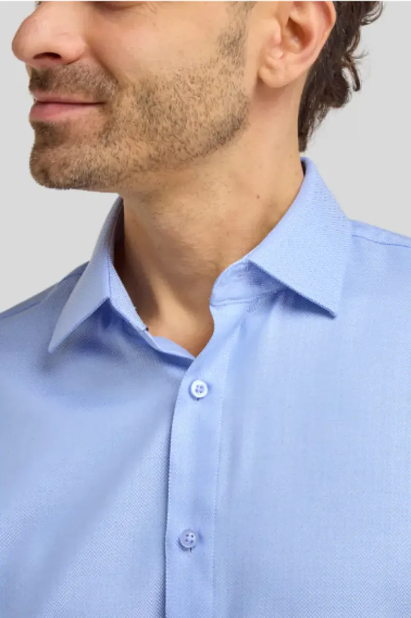  D2 Herringbone Tailored fit BlueTAI4232 