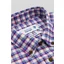  D2 Half Sleeve Sports Shirt Navy Check DTLS1204 