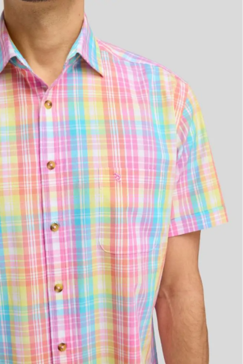 D2 Half Sleeve Sports Shirt Rainbow DTLS1206 -1