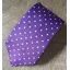 P.L. Sells Spot Silk Tie Purple White N666