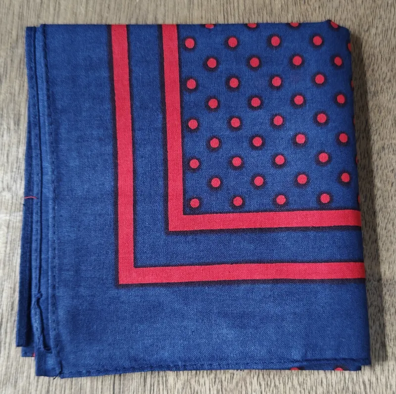 P.L. Sells Spot Hank Navy-Red H703/14