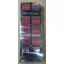 Michael James Braces Wide Clip Bright Red Tartan