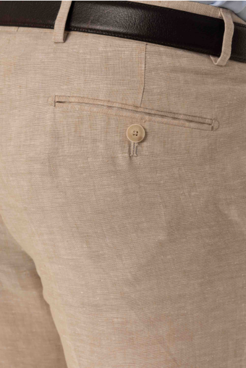 Gurteen Lynton Sand Linen Trouser 1852/088-2