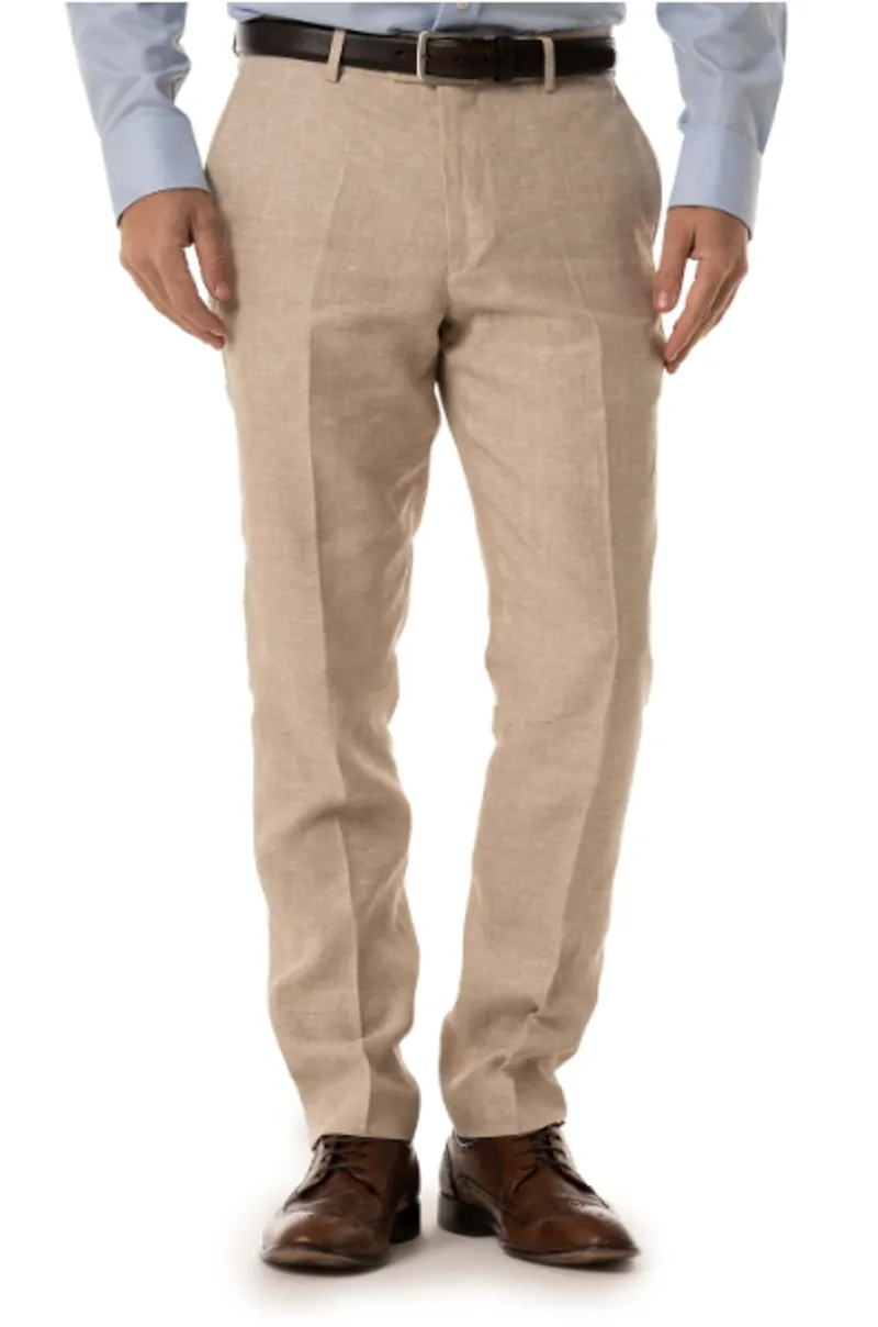 Gurteen Lynton Sand Linen Trouser 1852/088