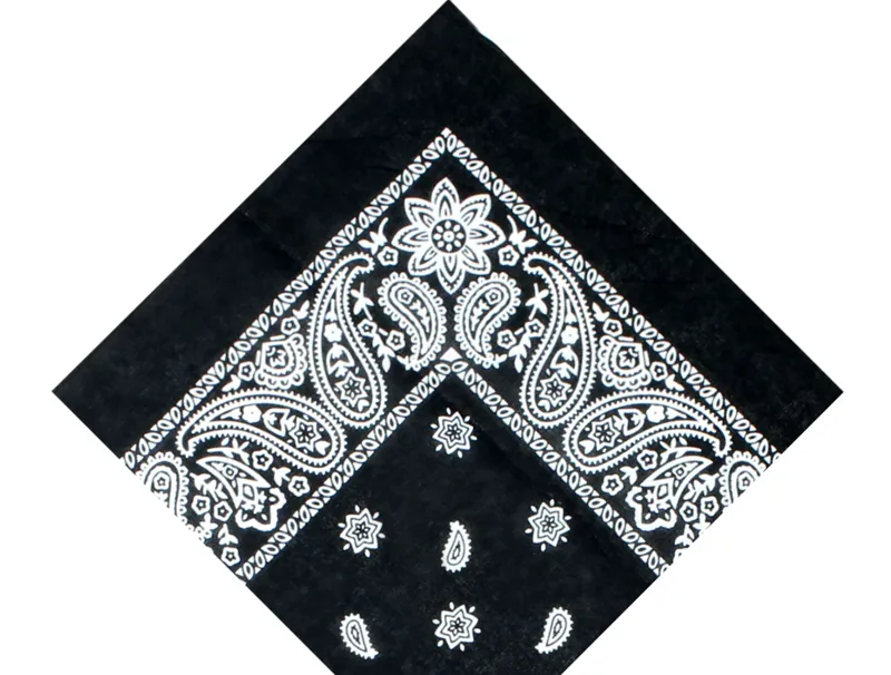 Sophos Neckerchief/Bandana Paisley Black