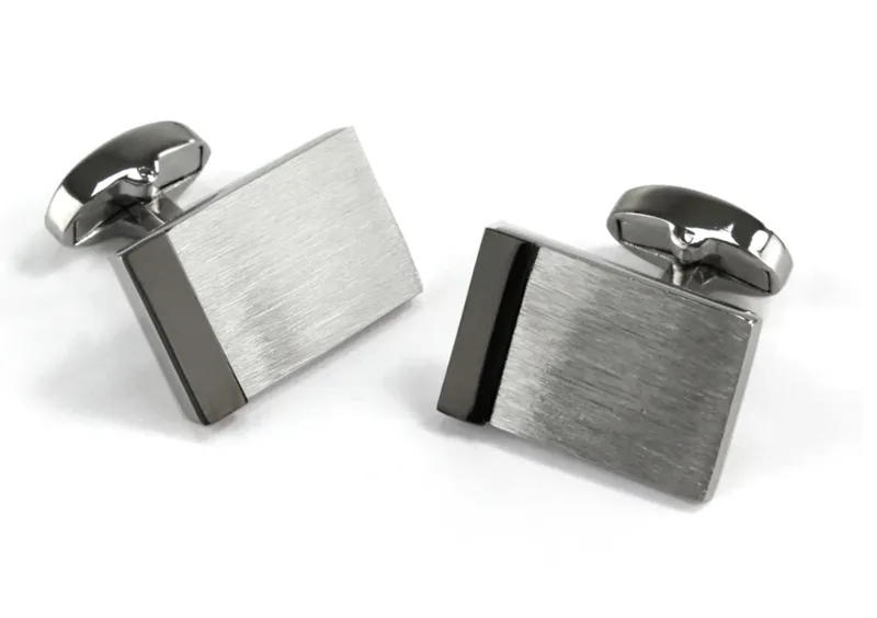 Sophos Cufflinks Brushed Silver 24870P  