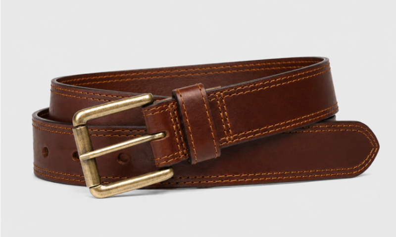 Ibex Leather Belt Brandy 30029 