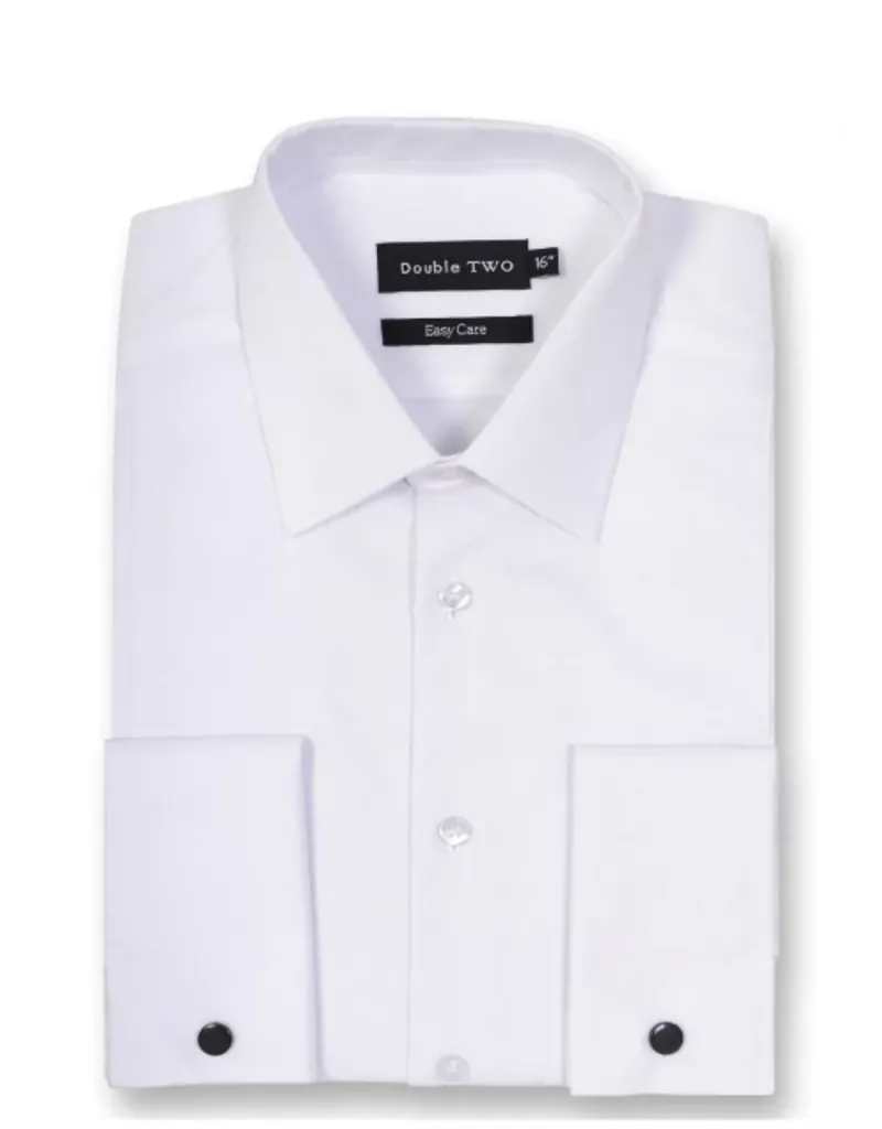 D2 Tailored Fit Marcella Dress Shirt White SLM5001 