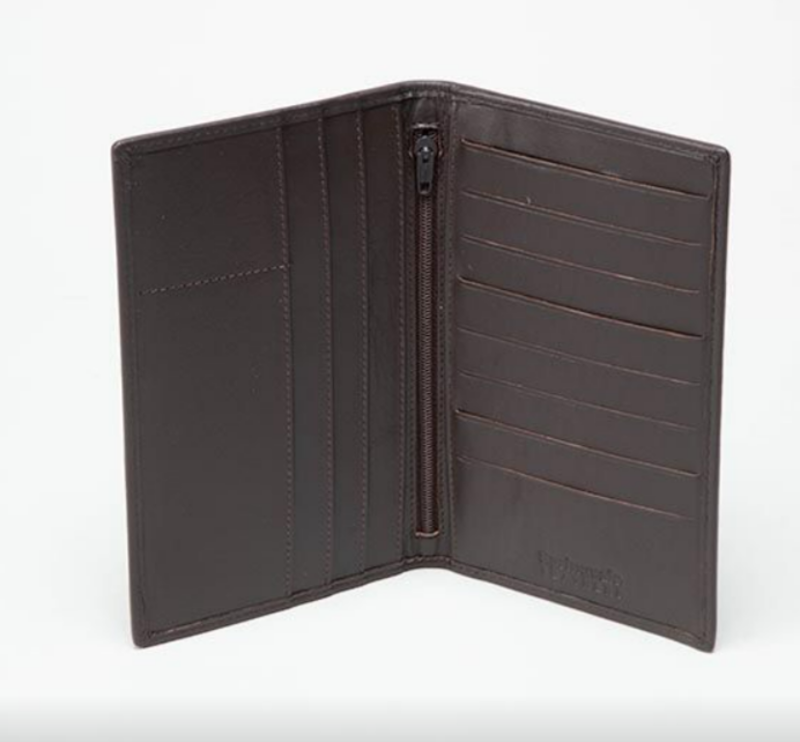 Charles Smith Leather Long Wallet Brown 621008-1