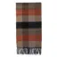  Failsworth Lambswool Scarf Orange/Brown Check 720