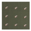 L.A. Smith Flying Duck Green Pocket Square TPH9711/1