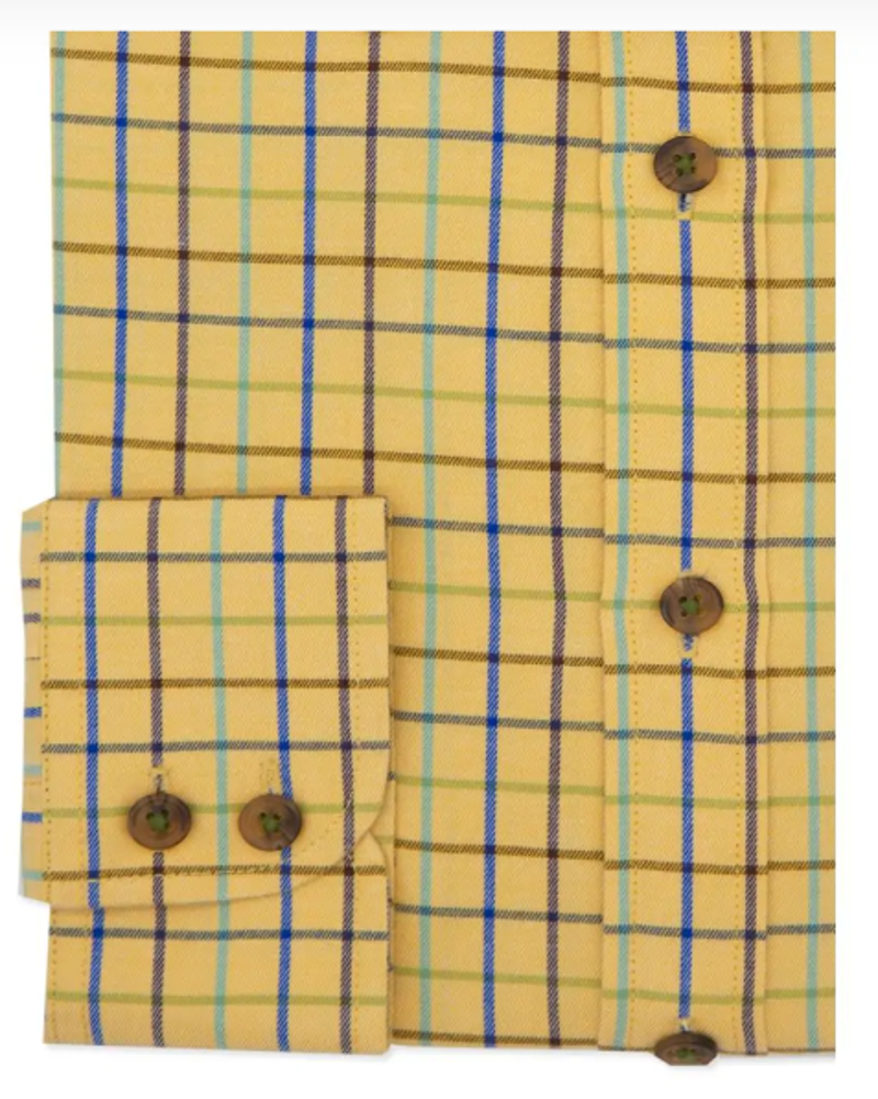 D2 Brushed Cotton Shirt Gold GS4007  -2