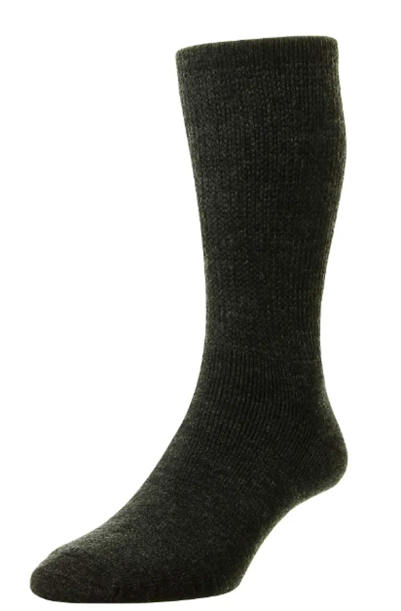 HJ1352 Charcoal Wool Diabetic
