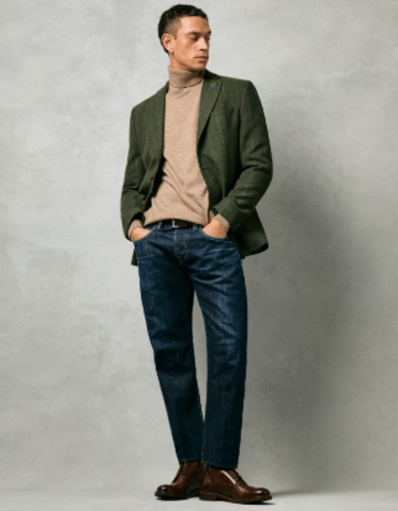 Antique Rogue Hooper Jacket Green AR24240MJ -3