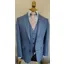 Scott by the label Linen Blend Waistcoat Blue S23110W/150