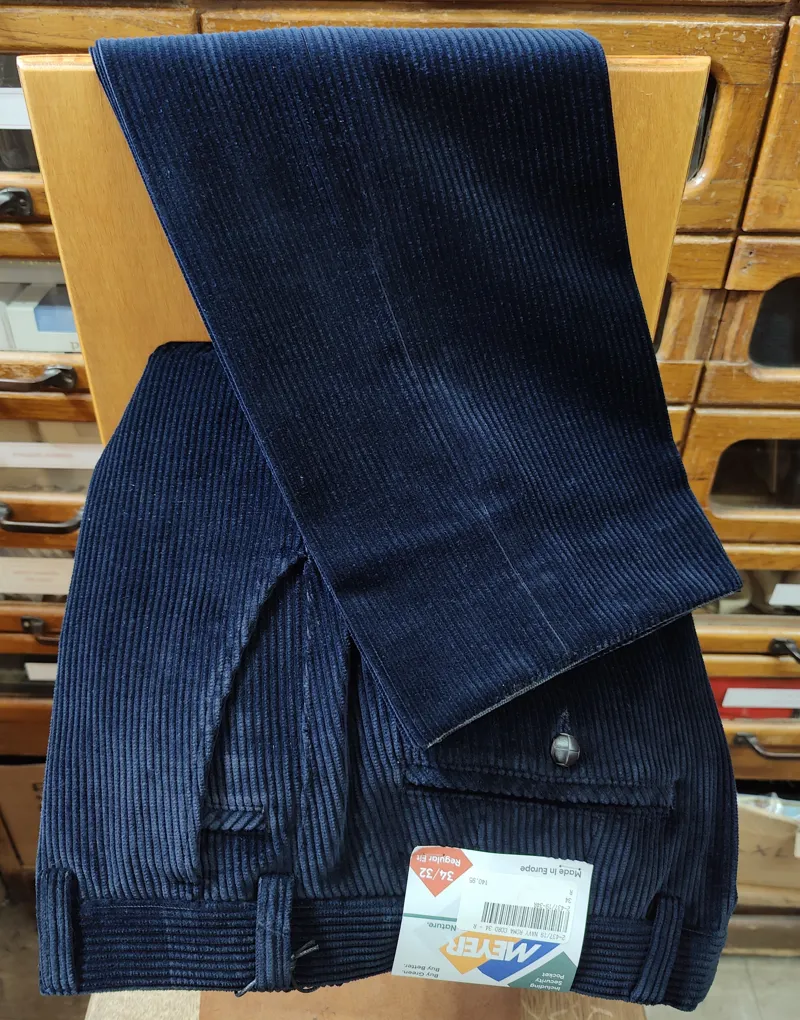 Meyer Roma Cord Navy 2-437/19 