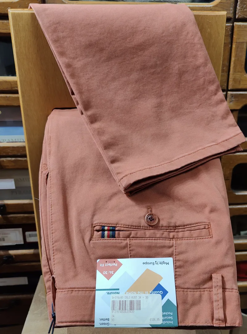 Meyer Oslo Travel Trousers Rust 9-316/45 