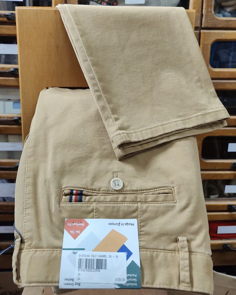 Meyer Oslo Travel Trousers Caramel 9-316/44 