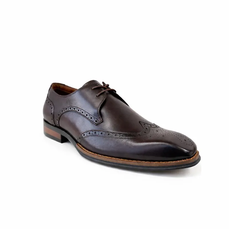 Valentino Brogue Chestnut