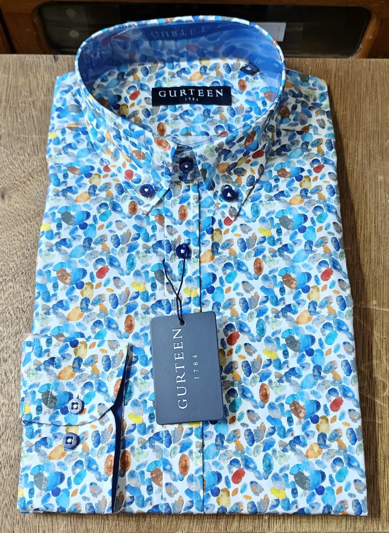  Gurteen Genoa Shirt Cornflower