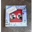 Christmas Stags Cufflinks Chrome