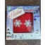 Christmas Snowflake Cufflinks White