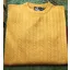 Massoti Cable Crew Jumper Mustard 