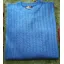 Massoti Lambswool Cable Crew Neck Jumper Royal L30 
