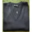  Franco Ponti V-Neck Jumper 50/50 Black K01