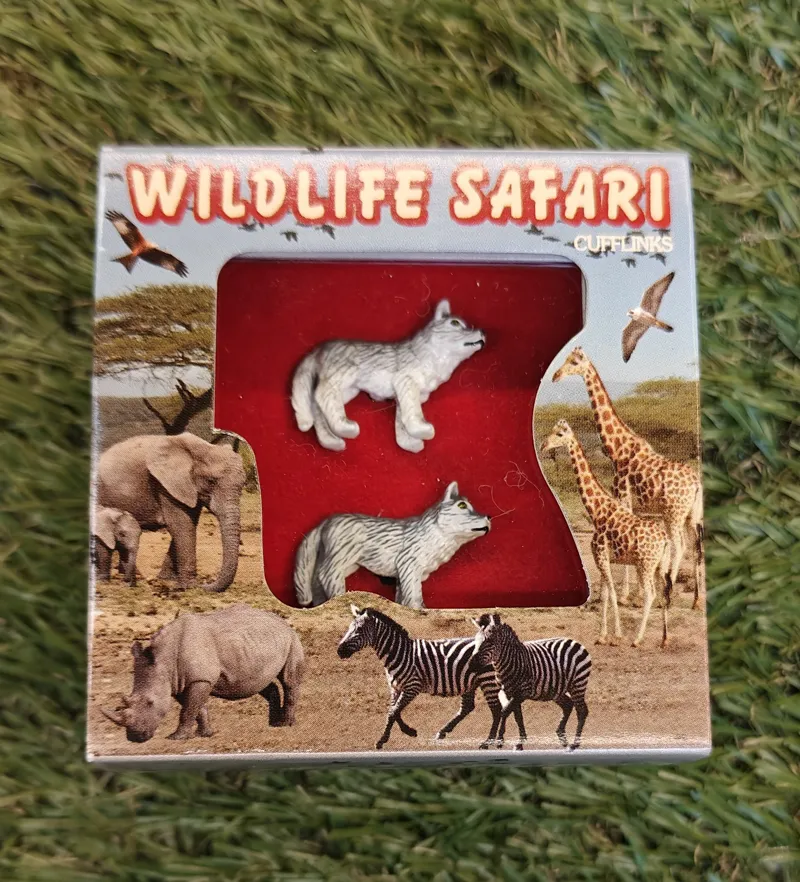 Sophos Novelty Wolf Cufflinks