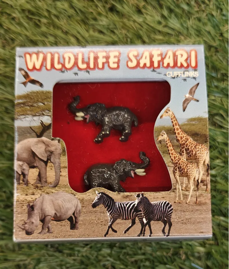  Sophos Novelty Elephant Cufflinks