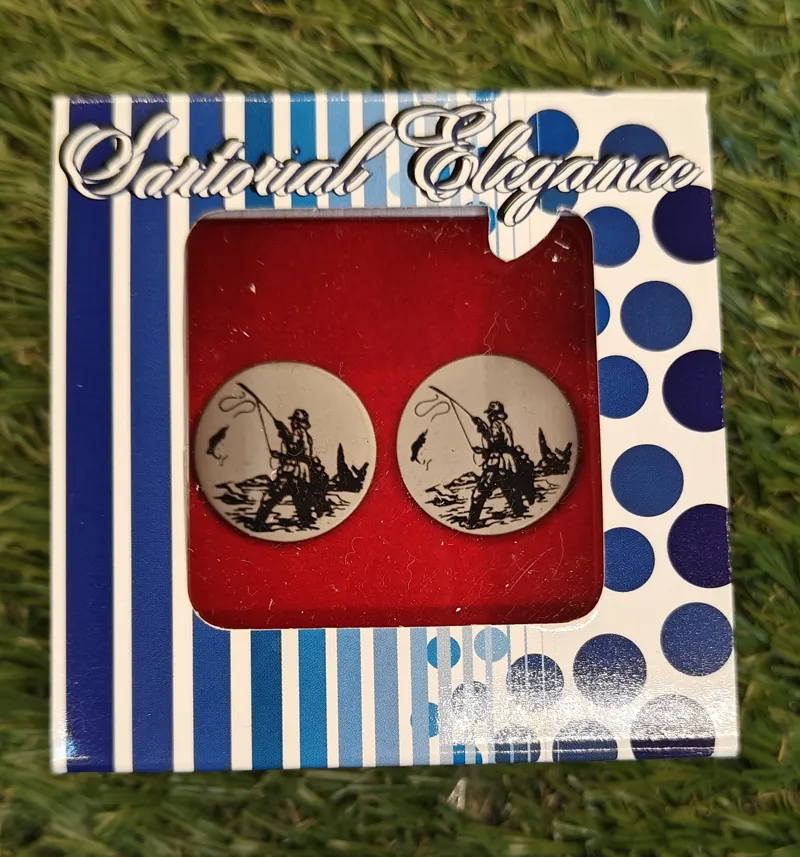 Sophos Novelty  Cufflinks Fishing