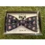 Christmas Bow Tie Santa/Snow Blue