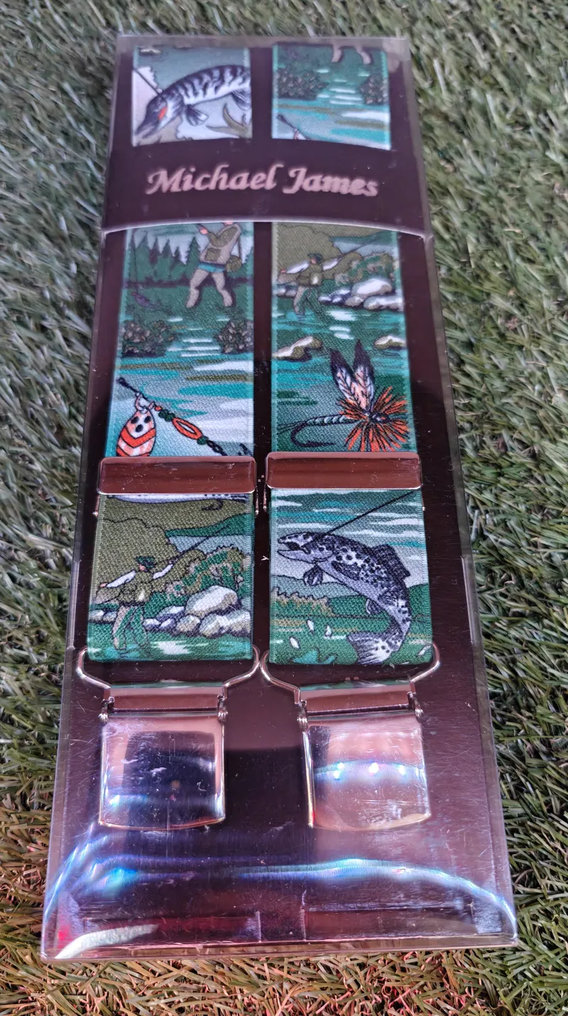 Michael James Braces Wide Clip Fishing