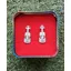 Sophos Novelty Cufflinks Violin Silver 