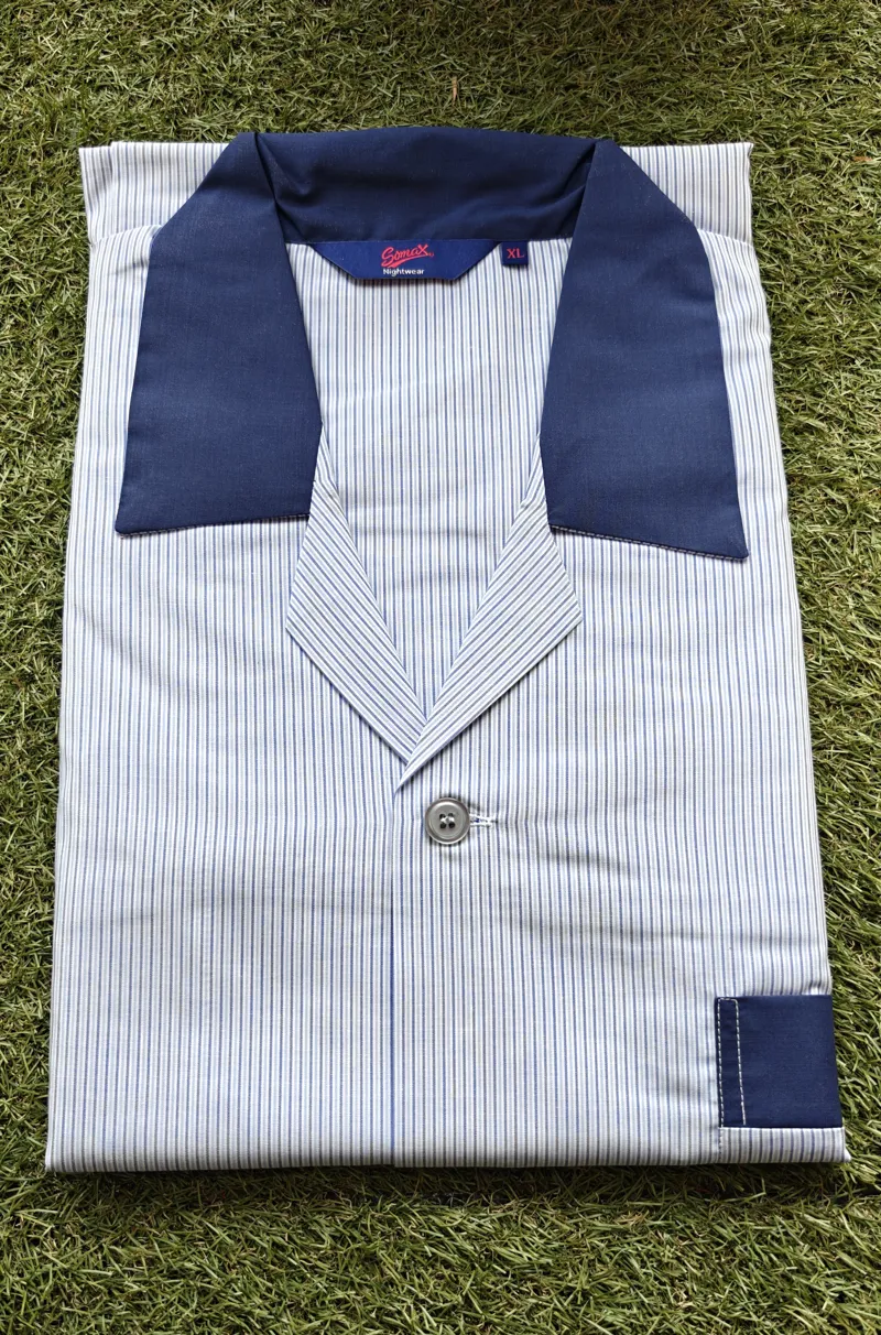 Somax Elastic Waist Pyjamas Blue T5