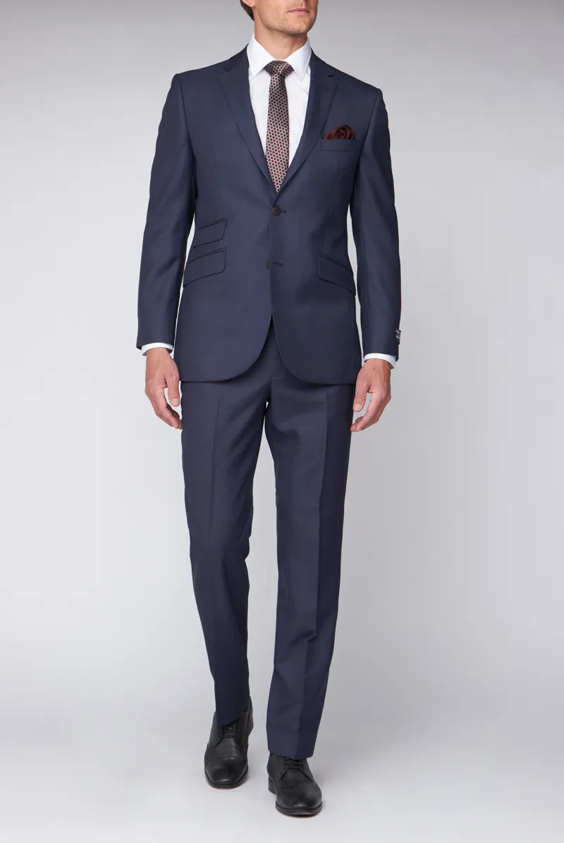 The Label Esteem Collection Alfred Brown Tailored Jacket French Navy ...