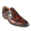 Lombardy Monk Strap Bucked Shoe Brown 