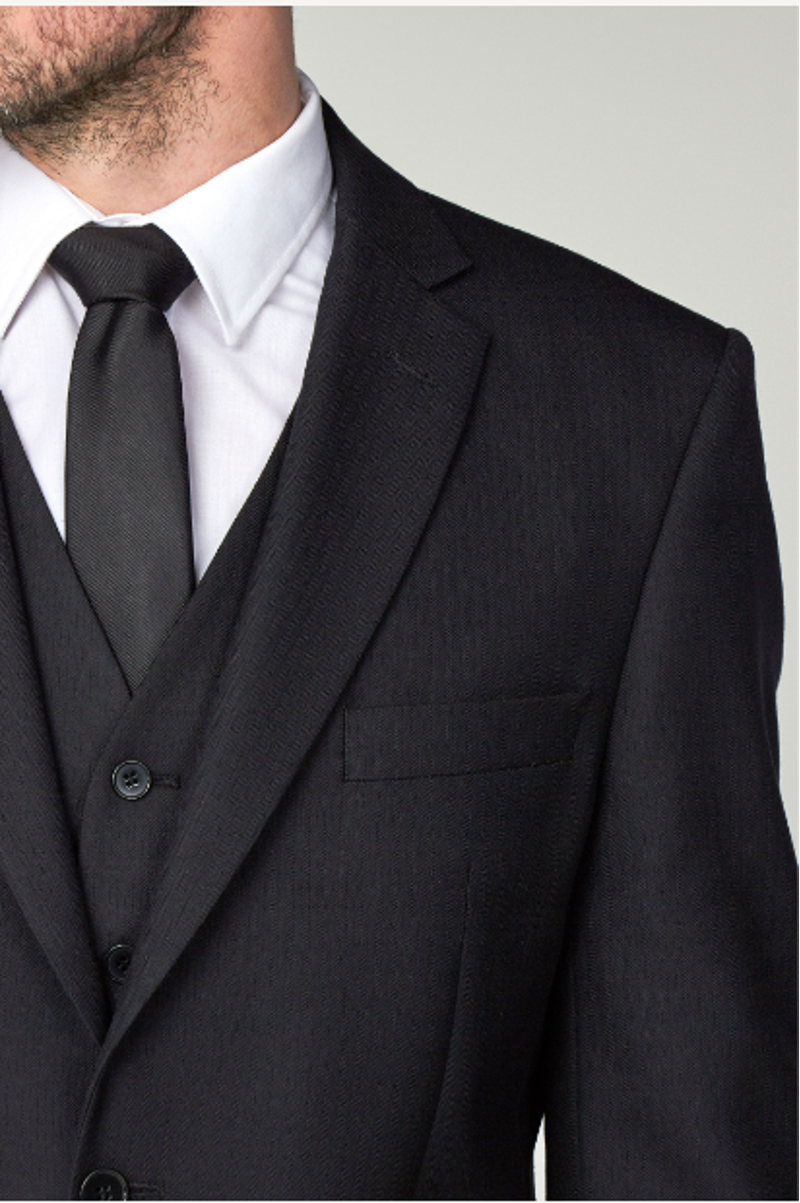 Scott By The Label Masonic Waistcoat Black SS1014V5 -1