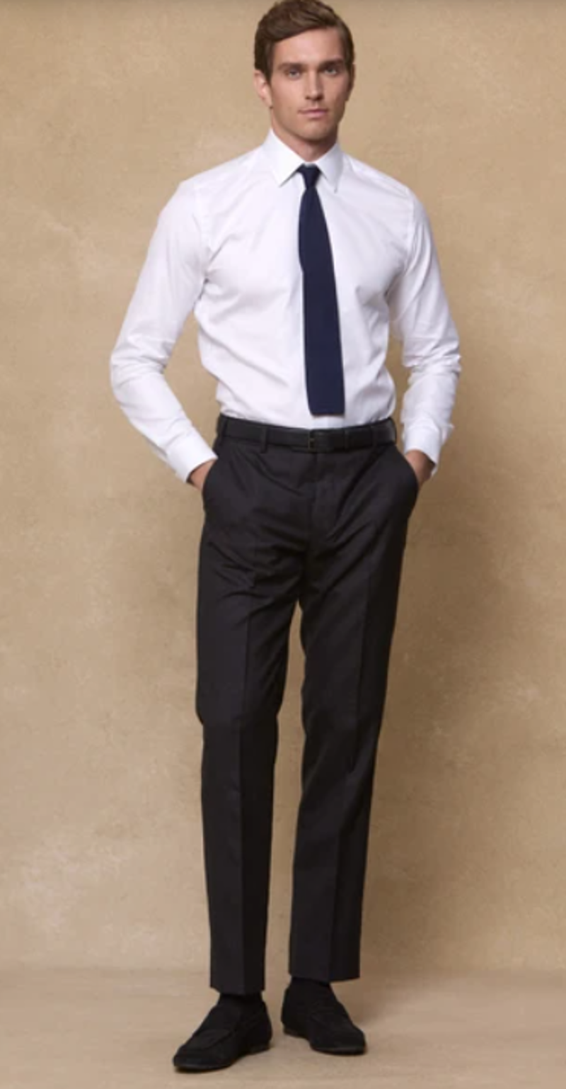  Magee 1866 Liffey Trouser Charcoal 15611