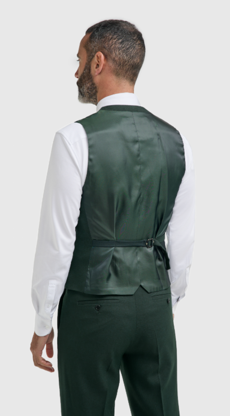 Cavani Malibu Forest Green Waistcoat-2